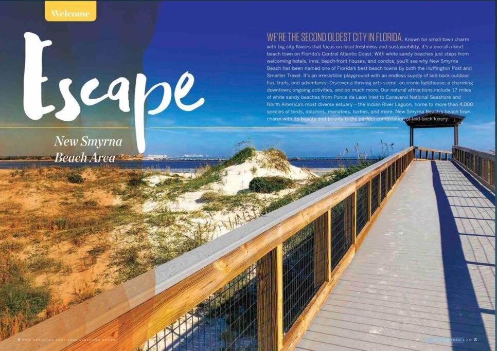 Zen Beach Retreat - Ocean View Townhouse -No Drive Beach New Smyrna Beach Exteriér fotografie